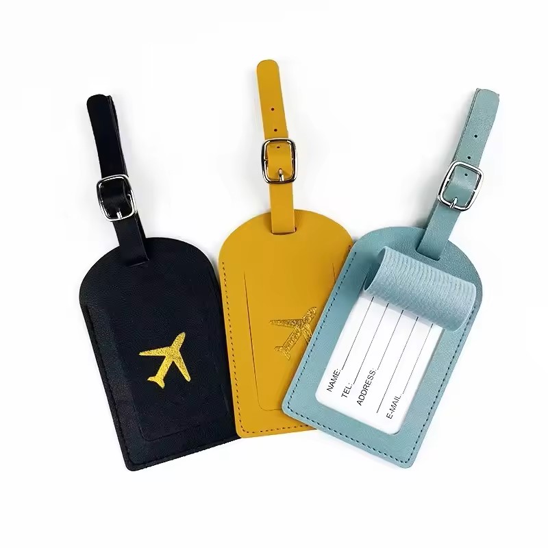AliExpress Stamped Leather Business Luggage Tag, view 5