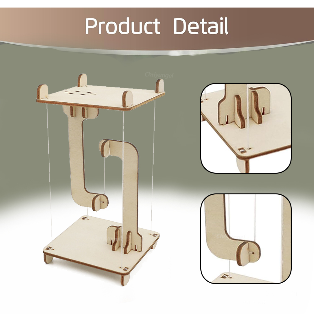 AliExpress STEM Toys DIY Anti-Gravity Tensegrity Structure Floating Table Wooden Science Physics Building Model Educational Gift for Kids, view 4