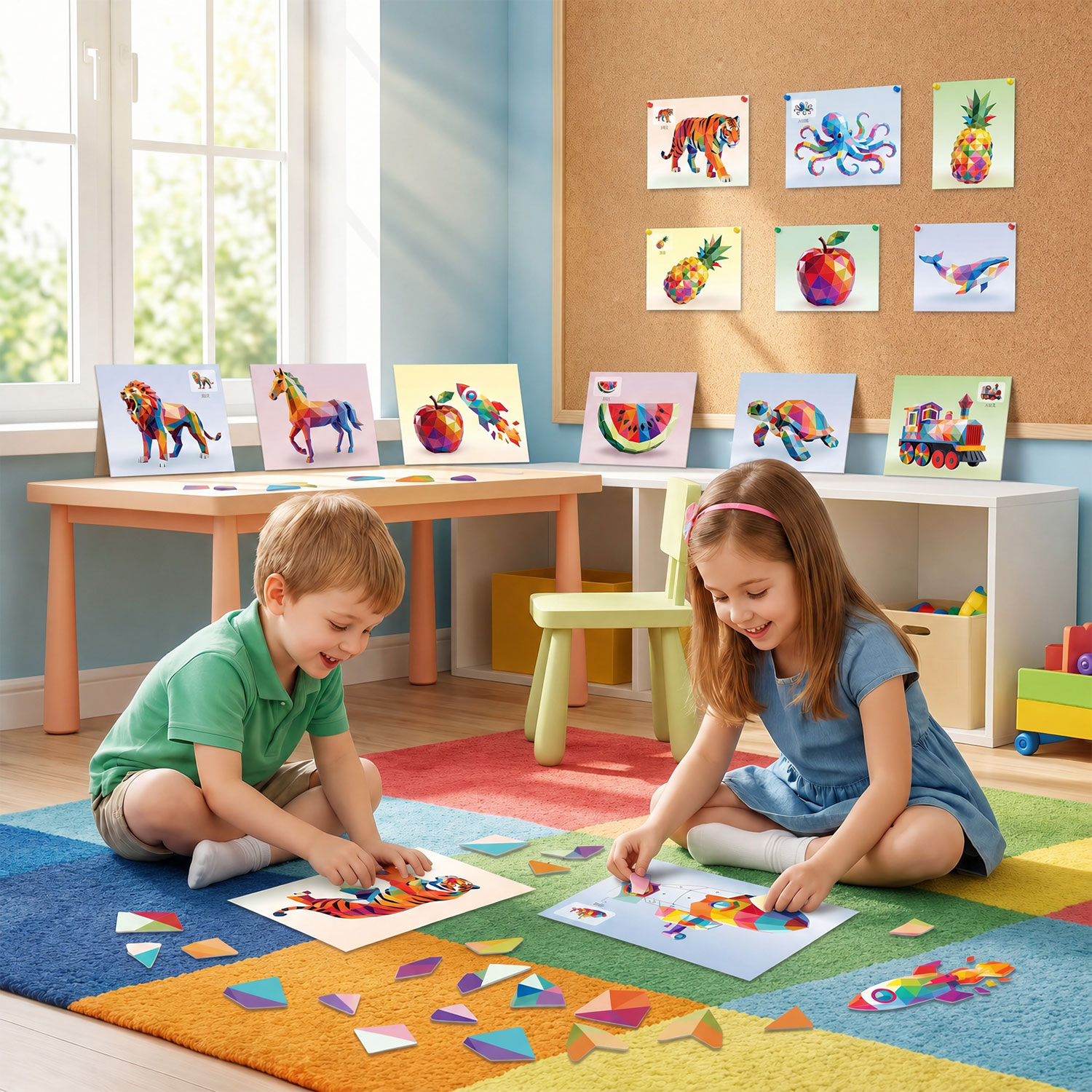 AliExpress Sticker by Number Kits Mess-Free Travel Road Trip Art Craft Activity Paint with Stickers 6-24 Pictures Quiet Time Birthday Gifts, view 2