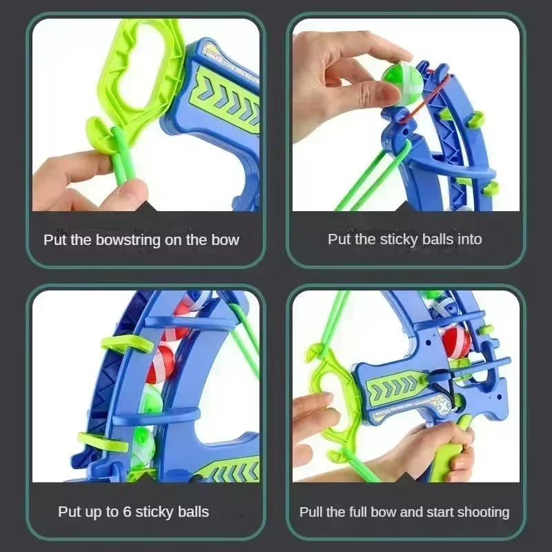 AliExpress Sticky Ball Dartboard Montessori Throw Sport Slingshot Target Animal Dinosaur Sports Toys Educational Indoor Outdoor Game, view 4