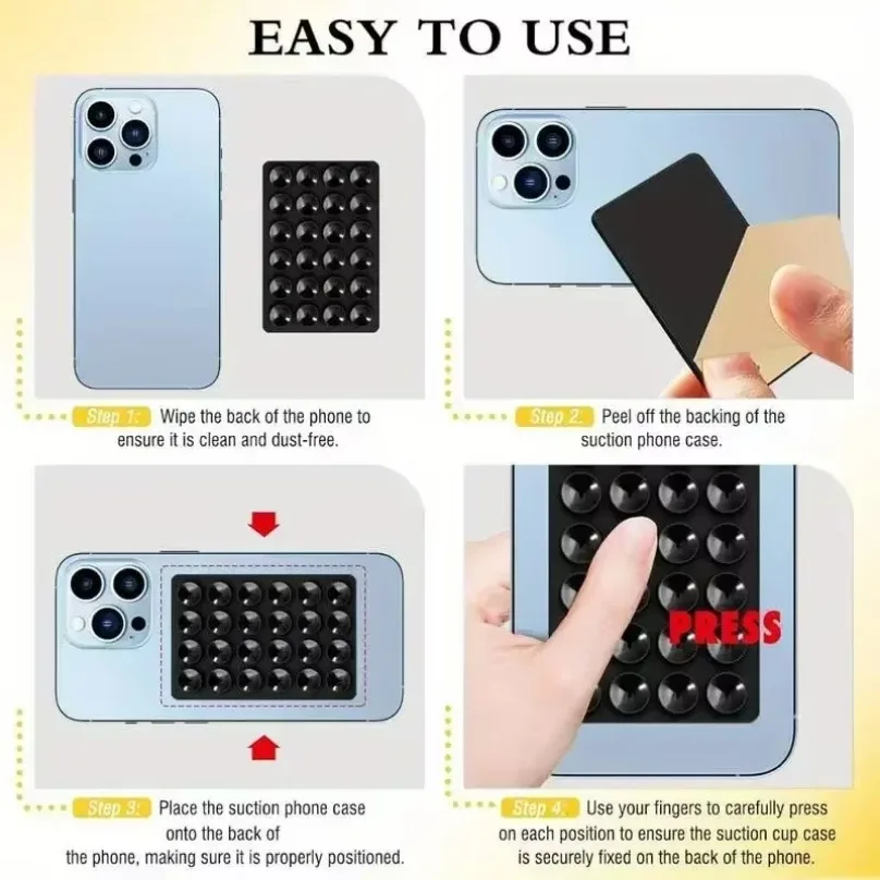 AliExpress Sticky Silicone Suction Phone Case Mount, view 3