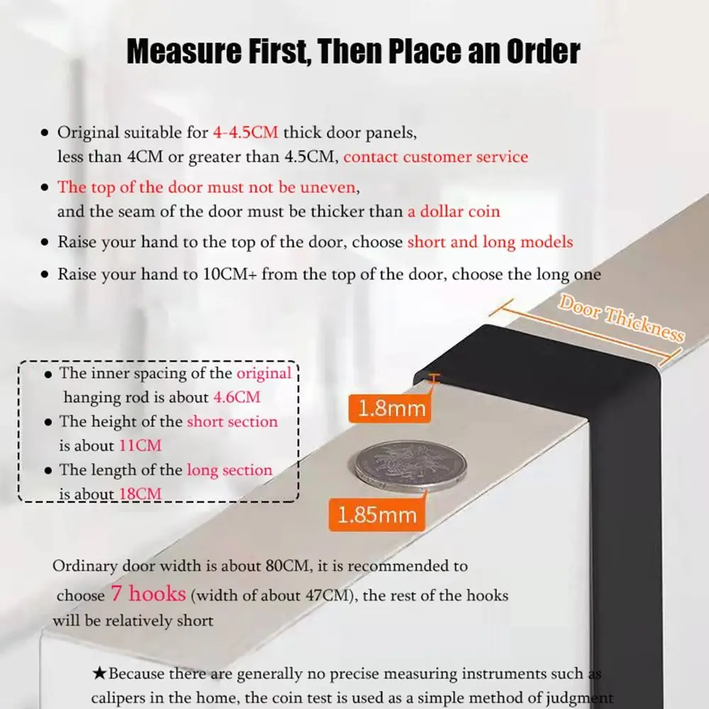 AliExpress Over-the-Door Six-Hook Storage Rack, view 5