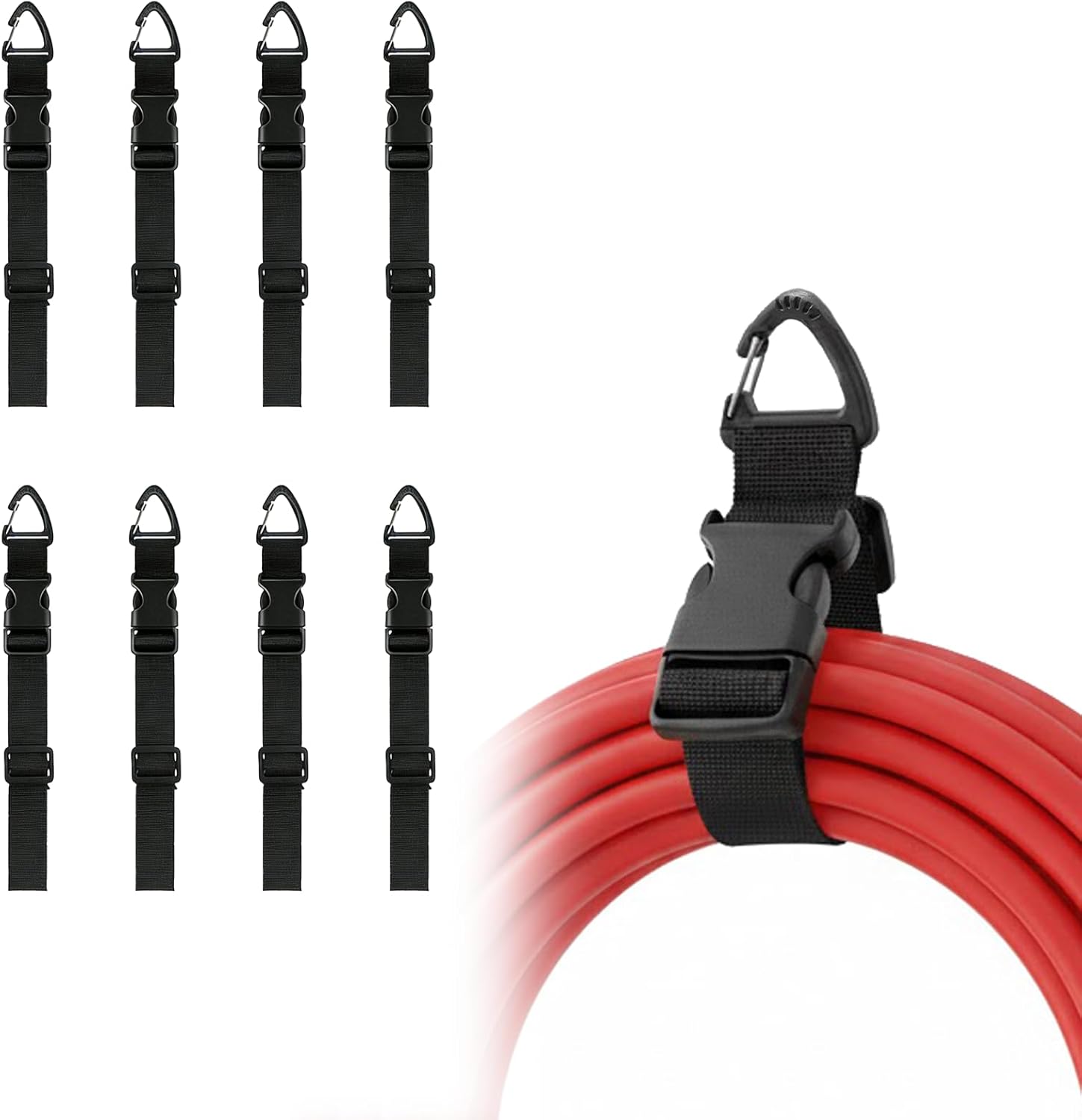 AliExpress Heavy-Duty Hook and Loop Hose Storage Strap, view 2