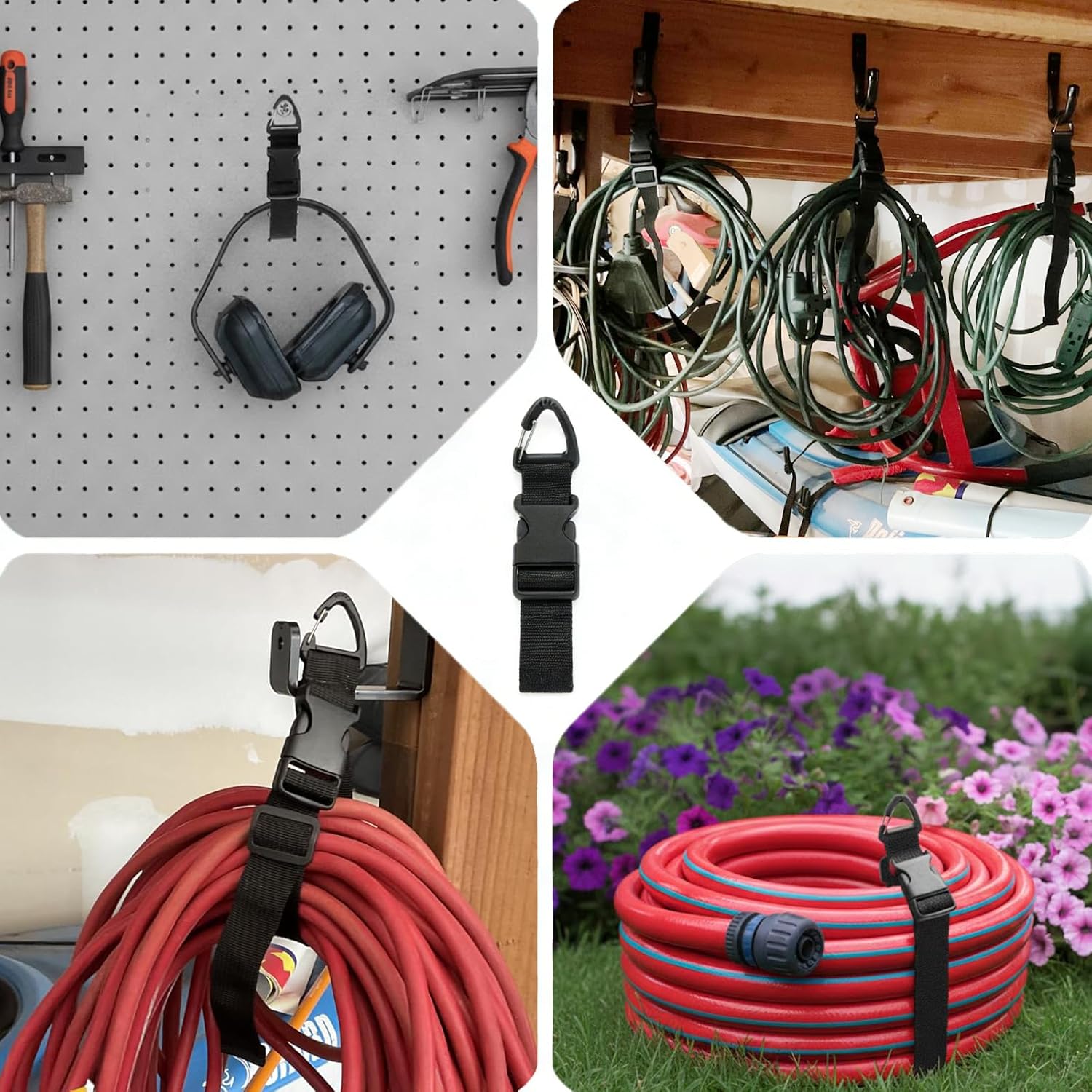 AliExpress Heavy-Duty Hook and Loop Hose Storage Strap, view 6