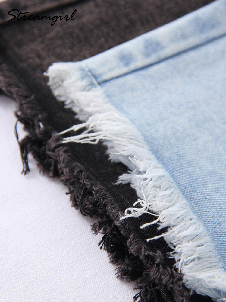 AliExpress Streamgirl Blue Women's Denim Shorts Summer High Waist Casual Chic Loose Jean Shorts For Women Summer 2026 Denim Short Femme, view 6