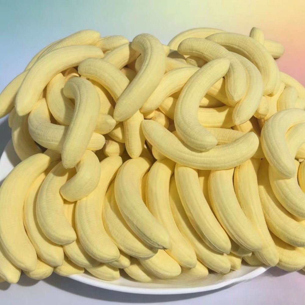 AliExpress Stress Relief Banana Pulp Squishy Toy, PU Slow Rebound Sensory Fidget Ball, Milky Scent Non-Edible Soft Durable for Adults Kids, view 6