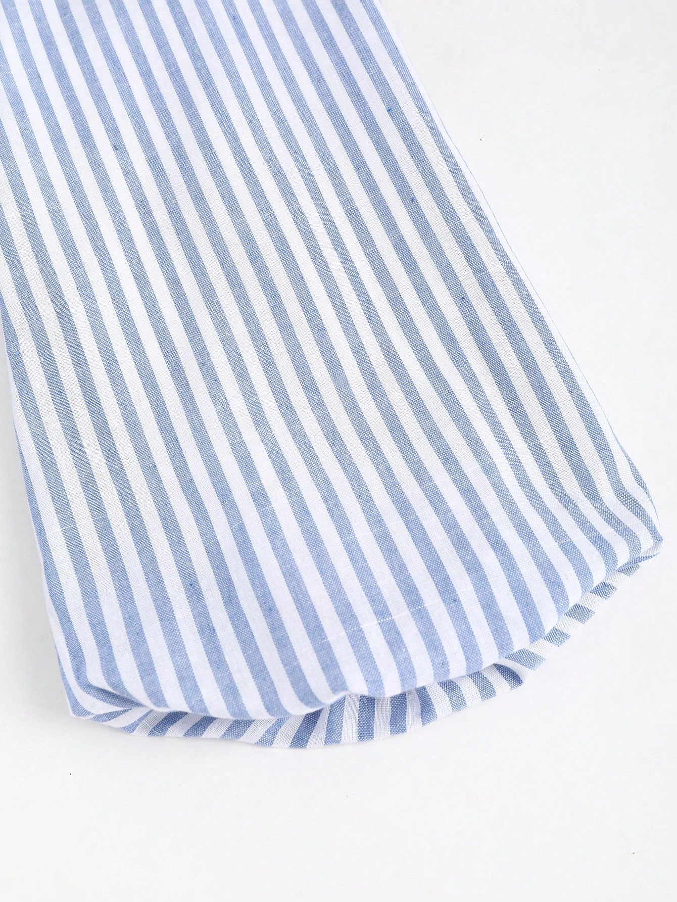 AliExpress Striped Tie Bow Puff Sleeve Shirt, view 5