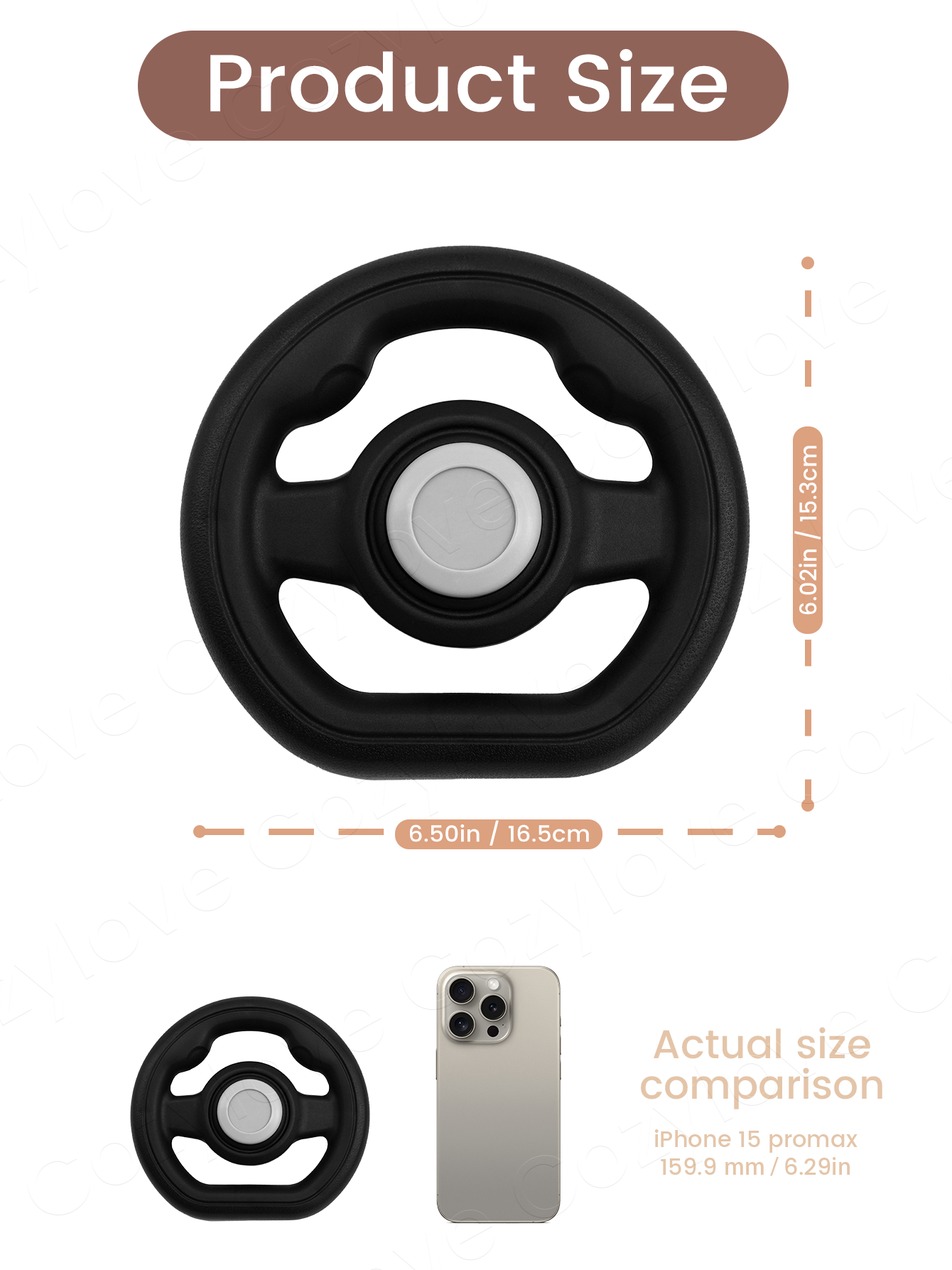 AliExpress Stroller Steering Wheel Toy for Toddlers, view 2