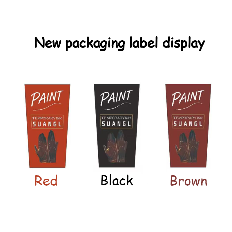 AliExpress SUANGL Black Brown Red White Henna Cones Indian Henna Tattoo Paste For Temporary Tattoo Body Art Sticker Mehndi Body Paint, view 2