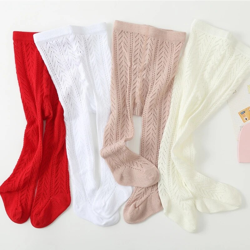 AliExpress Summer Baby Girls Tights Hollow Out Mesh Stockings For Kids Fishnet Clothing Toddler Spain Style Thin Bottom Pantyhose, view 4
