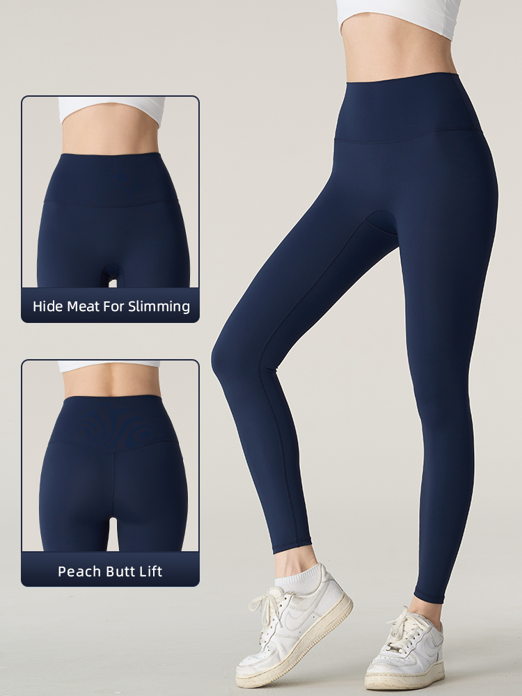 AliExpress Summer Hot Sale Yoga Leggings Women High Waisted Hip Lifting Fitness Leggings Running Cycling Pants Breathable Sports Leggings, view 4