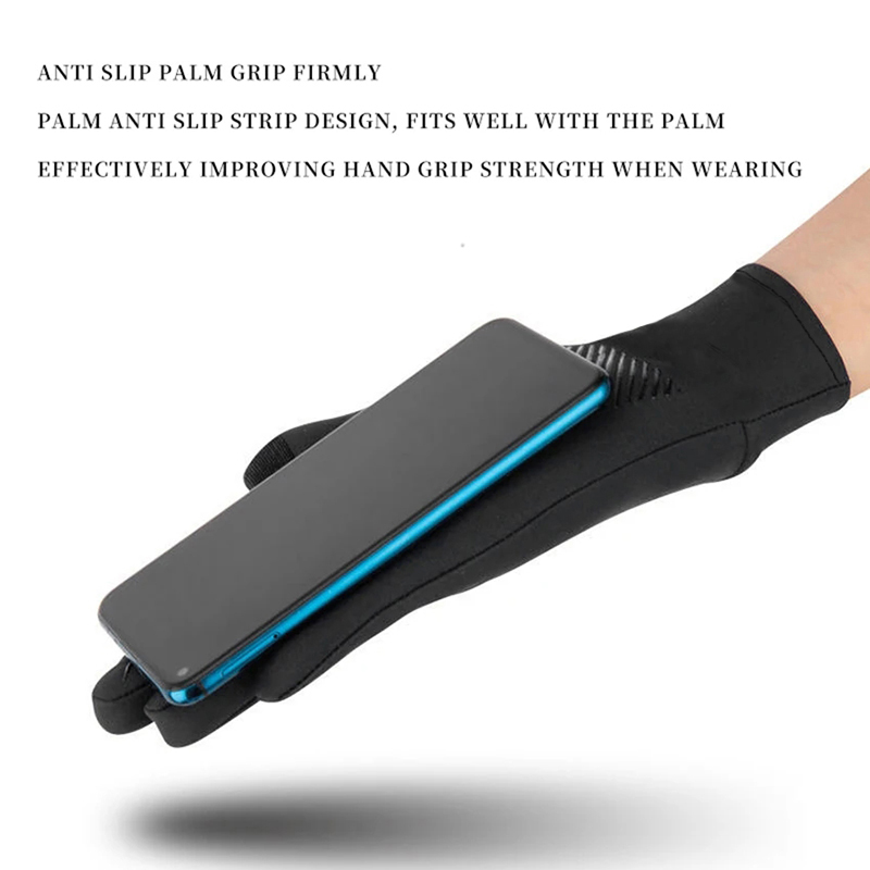 AliExpress Summer Ice Silk Touchscreen Anti Slip Gloves Outdoor Fishing Waterproof Sunscreen Gloves Bicycle Gloves, view 4