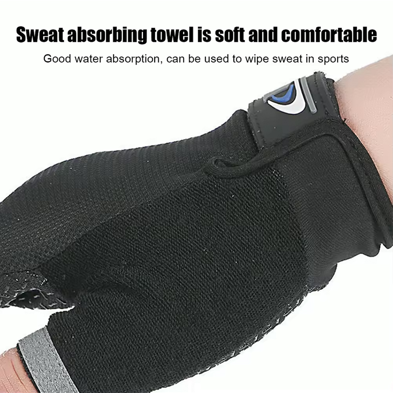 AliExpress Summer Men Fishing Gloves Women Two Finger Cut Male Touchscreen Angling Anti-Slip Sun-Proof Breathable Cycling Fitness Gloves, view 4