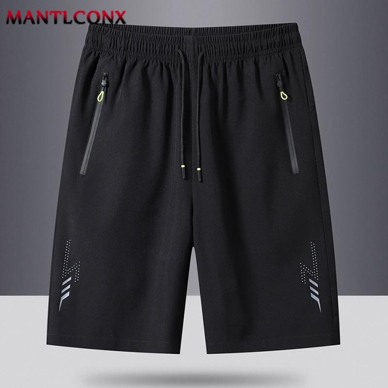 AliExpress Summer Men's Sport Shorts Cool Sportswear Running Shorts Casual Bottoms Gym Fitness Training Jogging Short Pants Men Black Gray, view 2