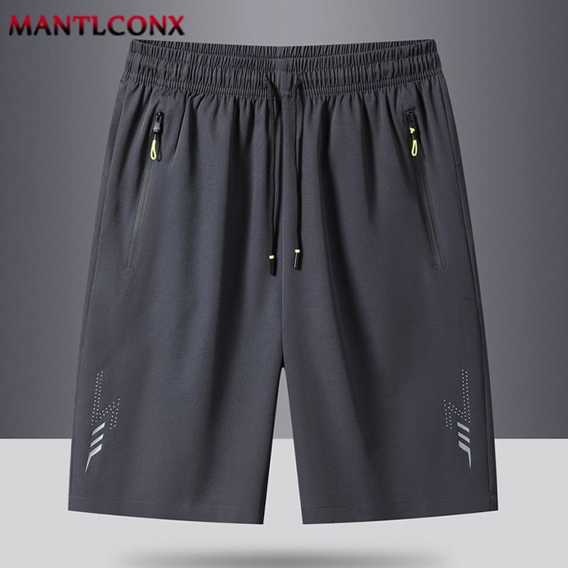AliExpress Summer Men's Sport Shorts Cool Sportswear Running Shorts Casual Bottoms Gym Fitness Training Jogging Short Pants Men Black Gray, view 3