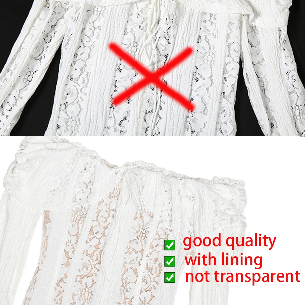 AliExpress Suninheart White Evening Dresses for Events Red Long Sleeve Lace Elegant Party Dresses 2025 Women Luxury Wedding Prom Dress Gown, view 5