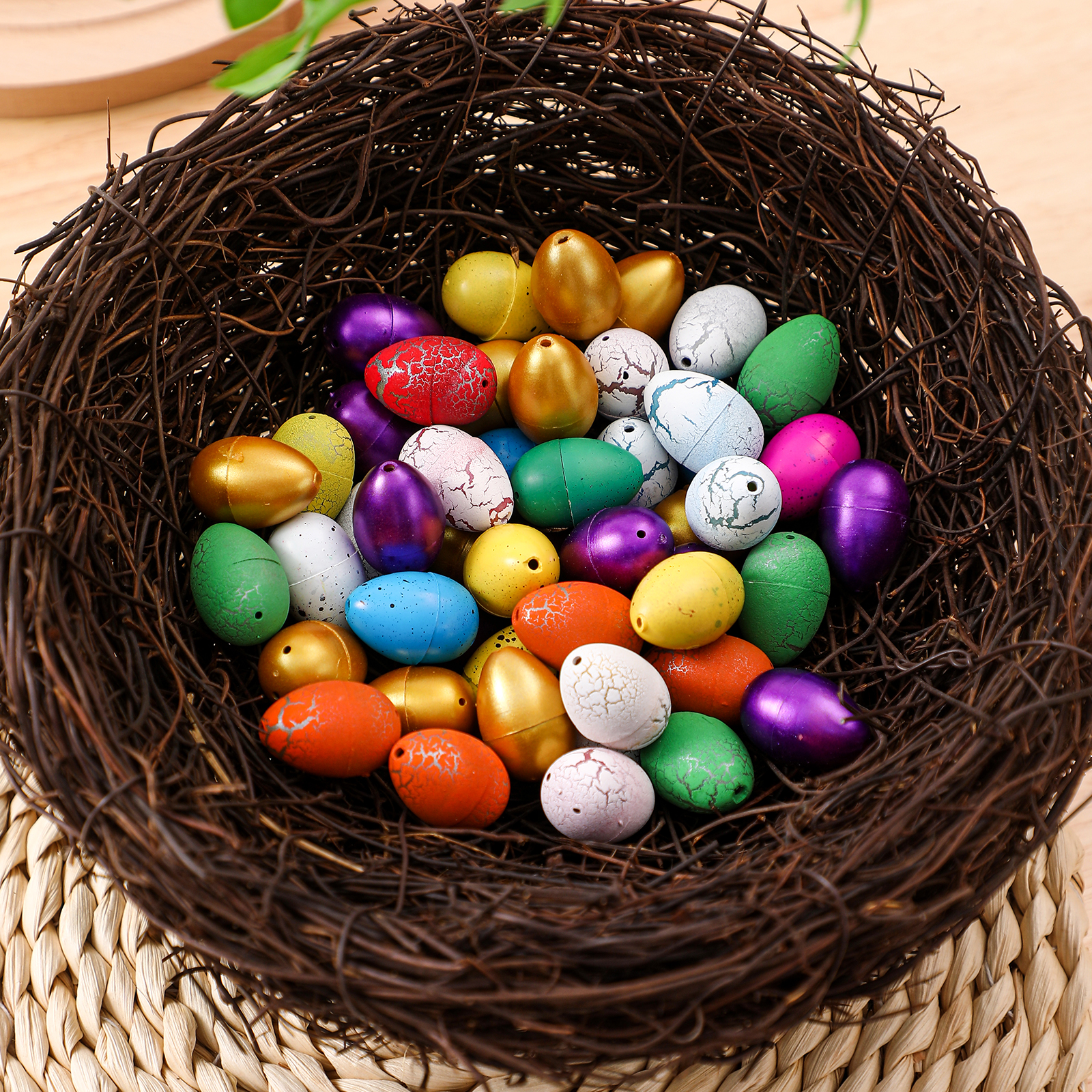 AliExpress Sunpao 60pcs Magic Dinosaur Eggs Hatching in Water Growing Dinosaur Egg Animal Breeding Educational Toys for Children Kids Gifts, view 3