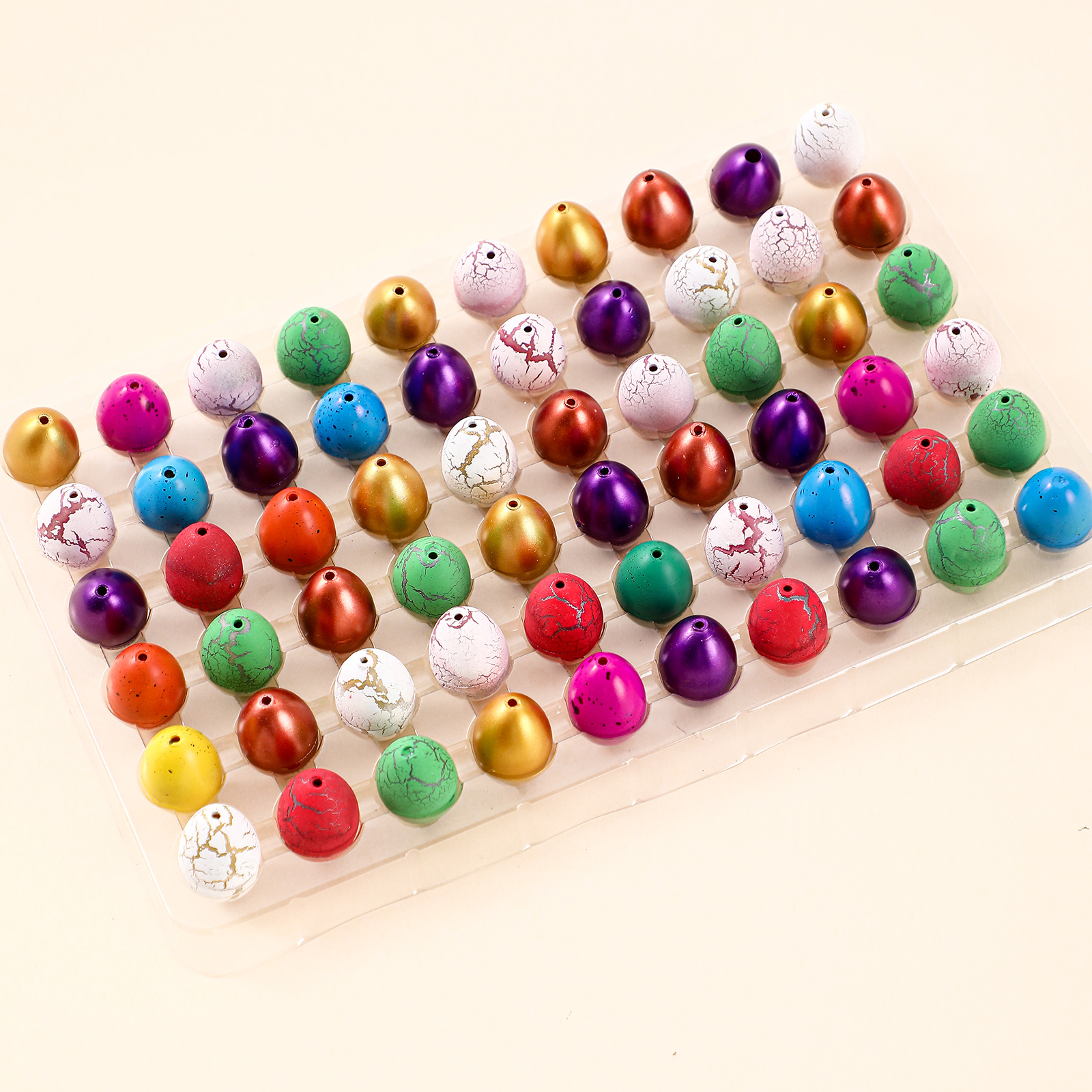 AliExpress Sunpao 60pcs Magic Dinosaur Eggs Hatching in Water Growing Dinosaur Egg Animal Breeding Educational Toys for Children Kids Gifts, view 5