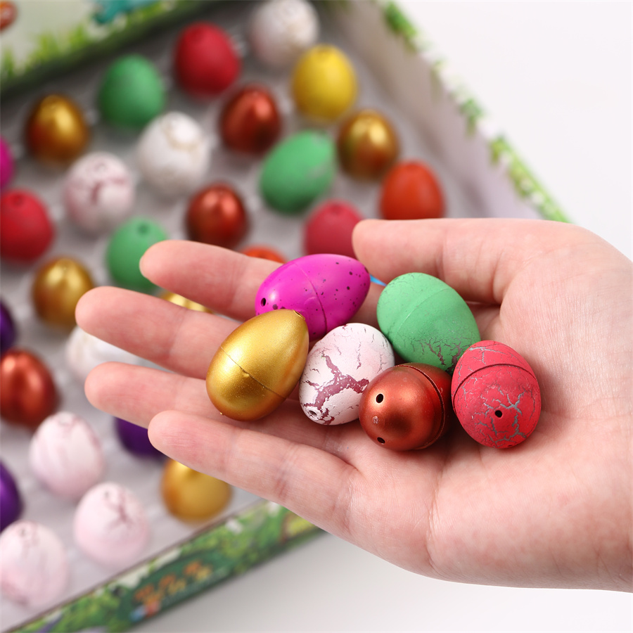 AliExpress Sunpao 60pcs Magic Dinosaur Eggs Hatching in Water Growing Dinosaur Egg Animal Breeding Educational Toys for Children Kids Gifts, view 6
