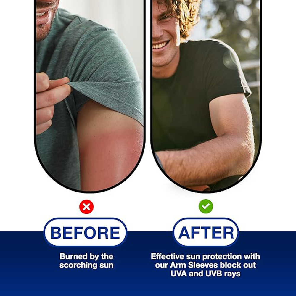 AliExpress Sunscreen Ice Sleeves for Men, Ice Silk Gloves for Summer, Thin Design, UV Protection, Driving and Cycling, Outdoor Arm Covers, view 5