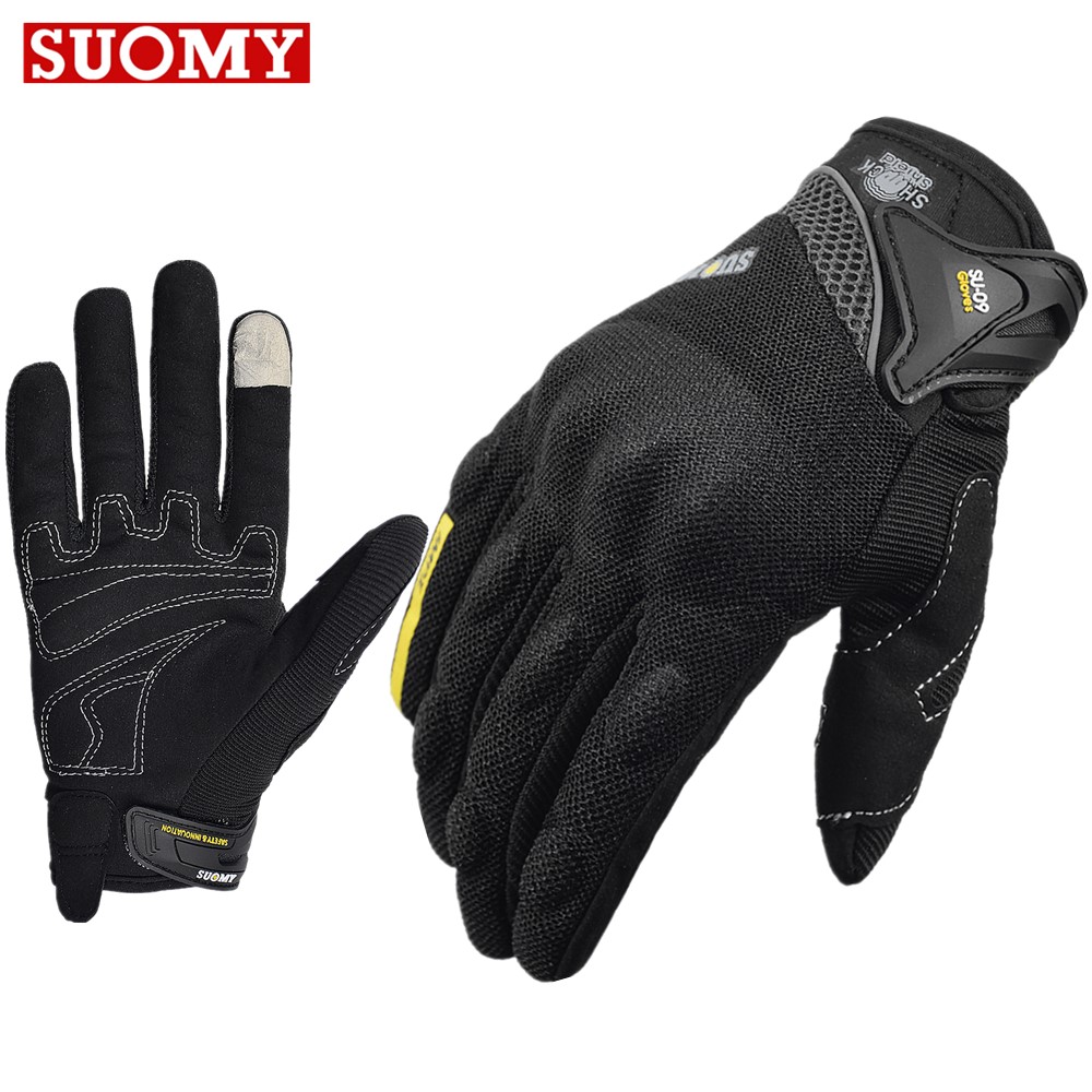 AliExpress SUOMY Summer Motorcycle Gloves Men Women Touch Function Motorbike Racing Glove Full Finger Guantes Moto Biker Cycling Gloves