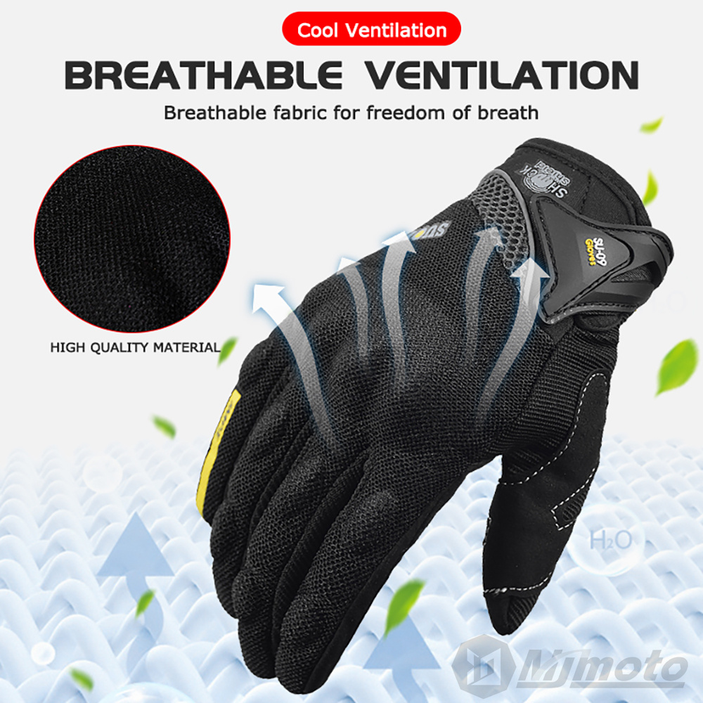 AliExpress SUOMY Summer Motorcycle Gloves Men Women Touch Function Motorbike Racing Glove Full Finger Guantes Moto Biker Cycling Gloves, view 5