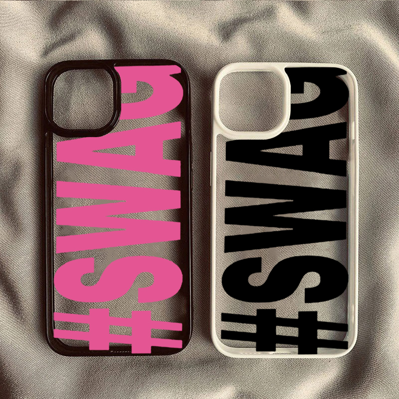 AliExpress SWAG Lettering Clear Phone Case for iPhone