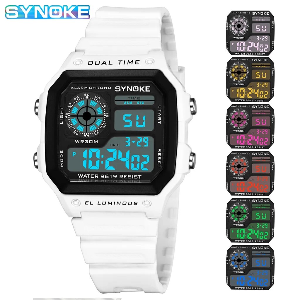 AliExpress SYNOKE Luminous Digital Sports Watch, view 4