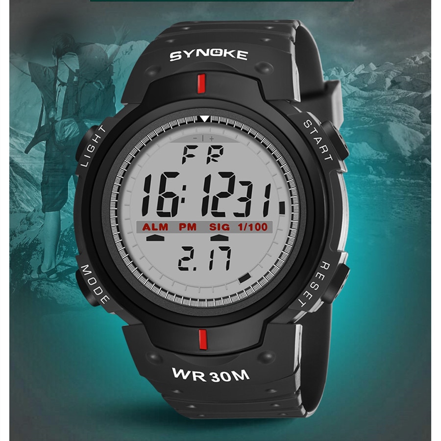 AliExpress SYNOKE Men's Large-Screen Digital Sports Watch, view 2