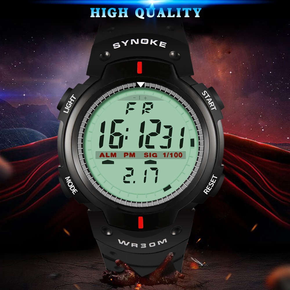 AliExpress SYNOKE Men's Large-Screen Digital Sports Watch, view 5
