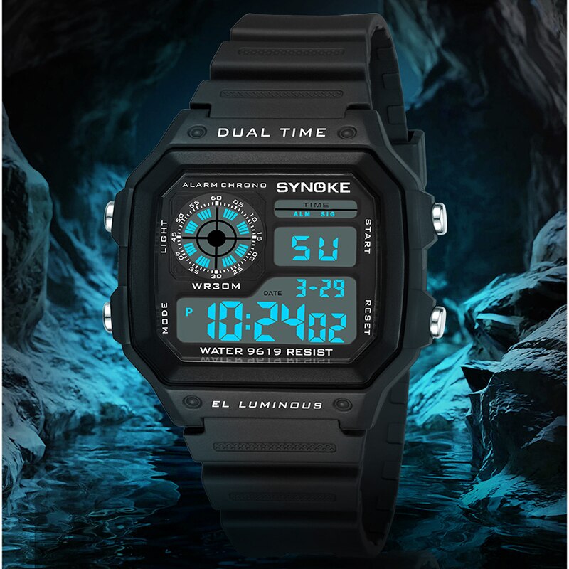 AliExpress SYNOKE Men's Military Digital Sports Watch, view 2