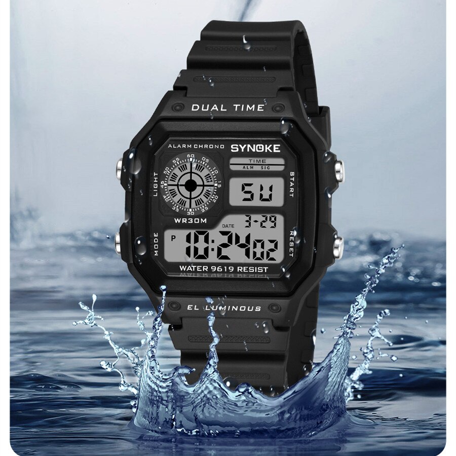 AliExpress SYNOKE Men's Military Digital Sports Watch, view 3