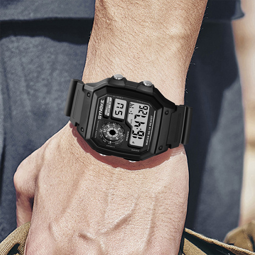 AliExpress SYNOKE Men's Military Digital Sports Watch, view 4