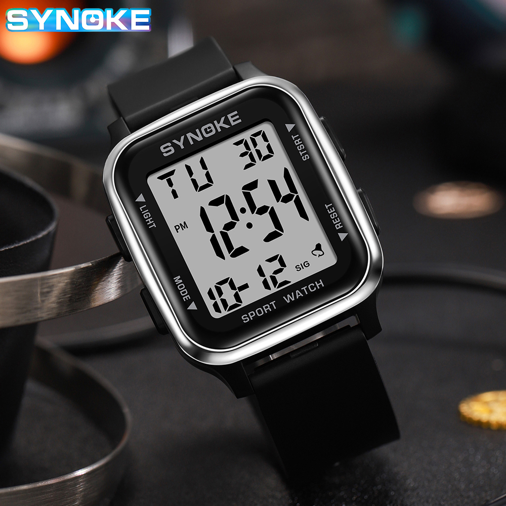 AliExpress SYNOKE Men's Military-Style Digital Sports Watch, view 3