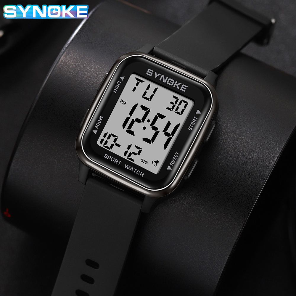 AliExpress SYNOKE Men's Military-Style Digital Sports Watch, view 4