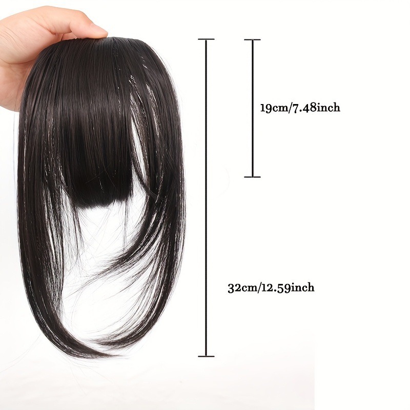 AliExpress Synthetic Clip-In Wispy Bangs with Sideburns, view 2