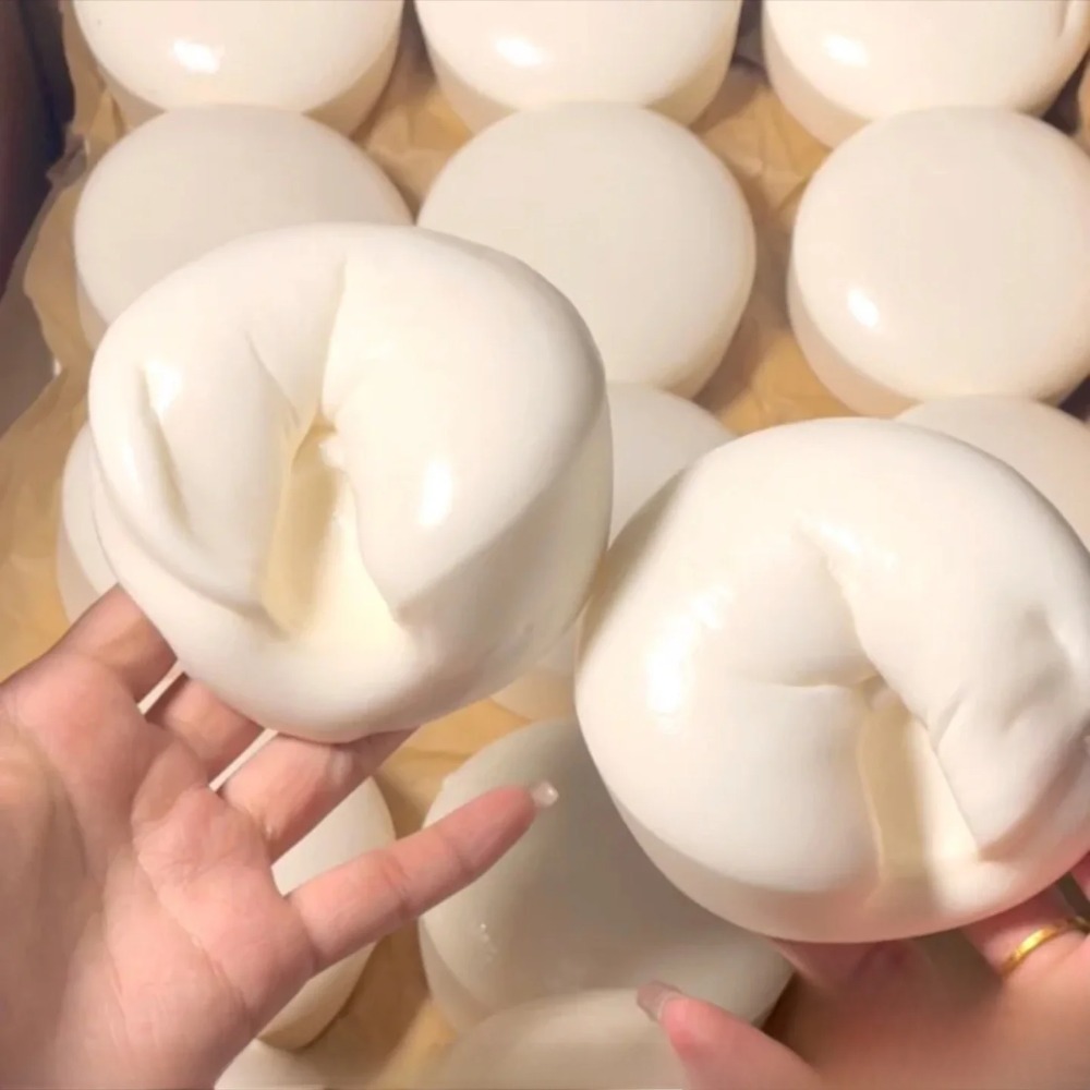 AliExpress Taba Squishy Yogurt Cake Bread Squeeze Toy Soft Stress Relief Slow Rising Sensory Fidget Toys for Kids and Adults Relaxing Gifts, view 4