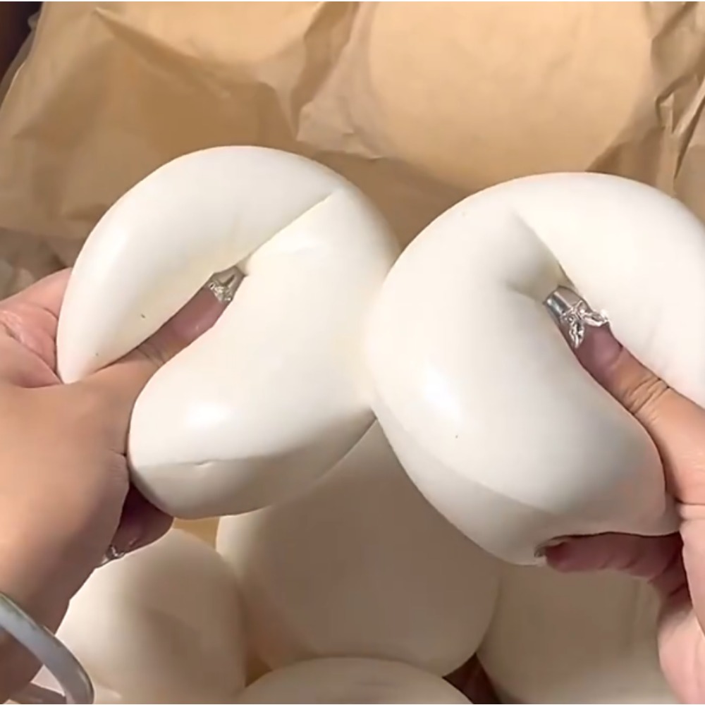 AliExpress Taba Squishy Yogurt Cake Bread Squeeze Toy Soft Stress Relief Slow Rising Sensory Fidget Toys for Kids and Adults Relaxing Gifts, view 6