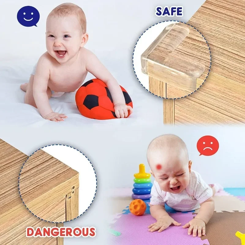 AliExpress Table Corner Protectors for Baby Furniture Corner Guards Clear Children Anti Collision Edge Guards Baby Safety Table Edge Covers, view 3