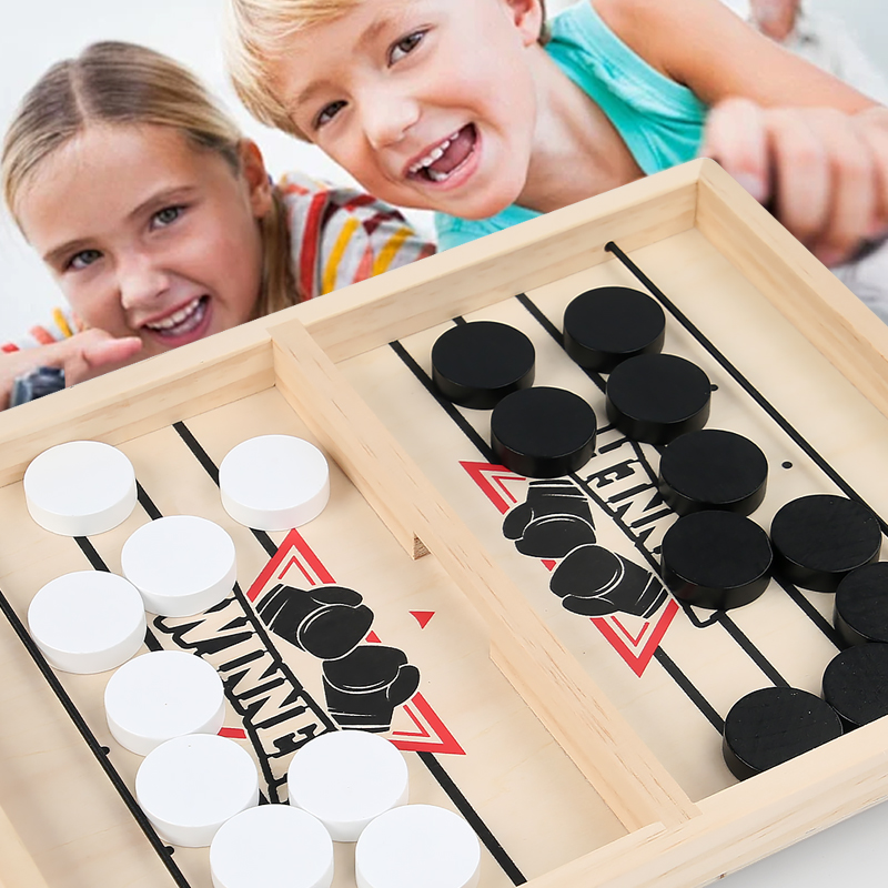 AliExpress Table Hockey Paced Sling Board Puzzles Game Fast Winner Party Desktop Battle Chess Parent-child Interactive Toys For Children, view 4