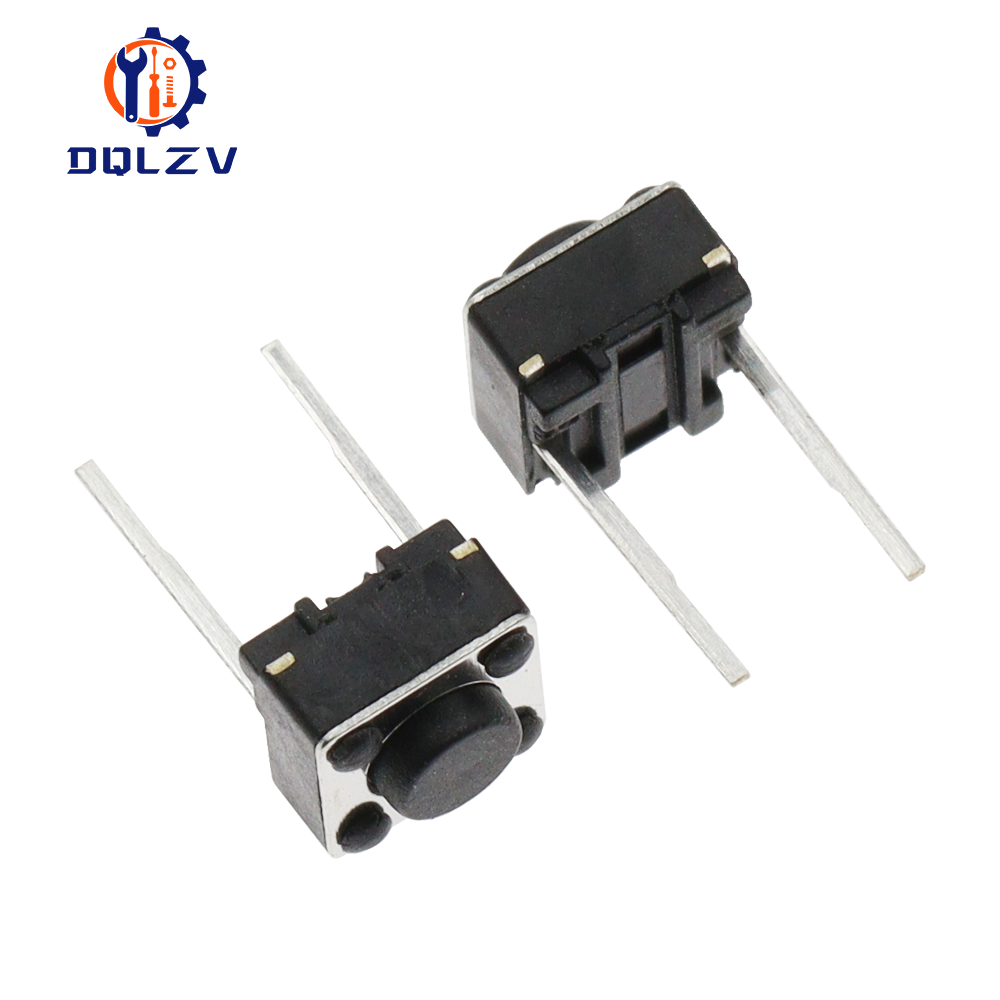 AliExpress Tact Push Button Switch 12V Copper 2PIN DIP2 SMD Micro Switch 6X6X5 4.3 5 5.5 6 7 8 9 10 11 12 13 15MM TV Toys home use Button, view 3