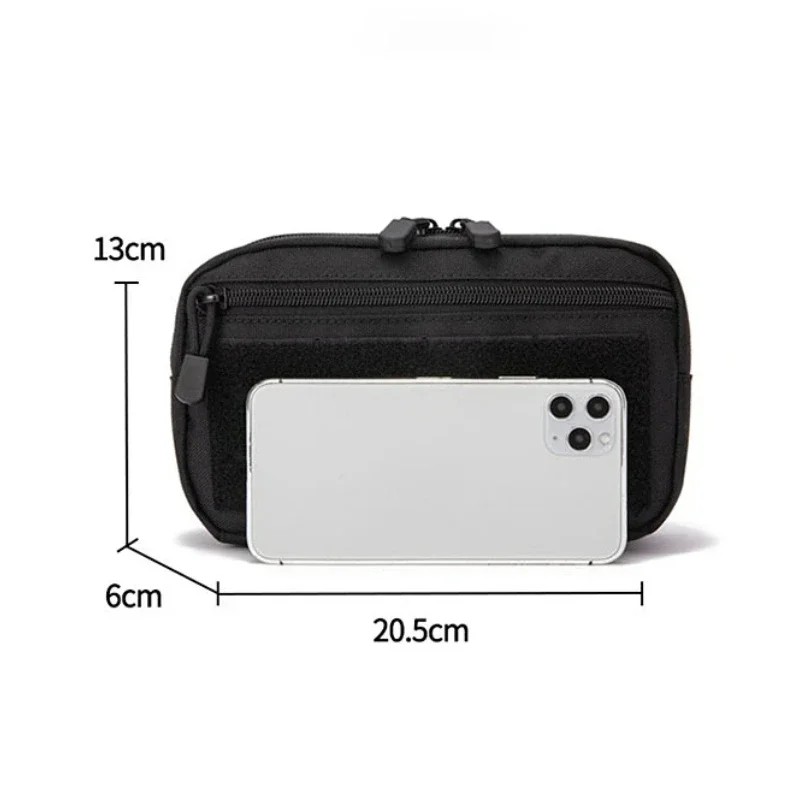 AliExpress Tactical 1000D Laser Cut Molle Pouche Compact Water-Resistant Utility Admin Bag for Backpack Vest Duty Belt Hunting Accessory, view 2
