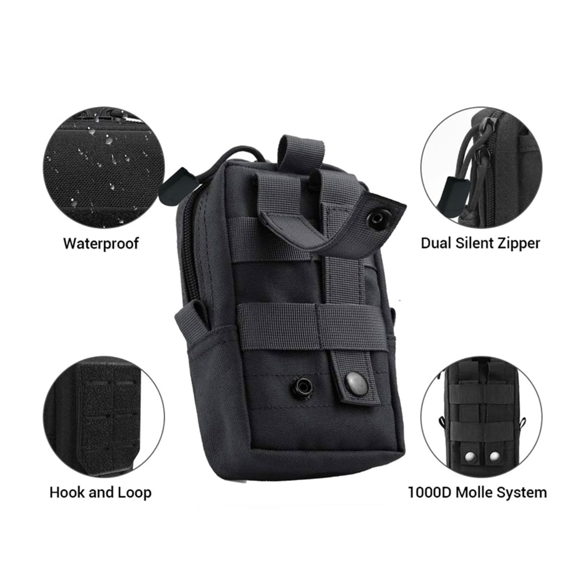 AliExpress Tactical MOLLE Waist Pouch for EDC Gear, view 4