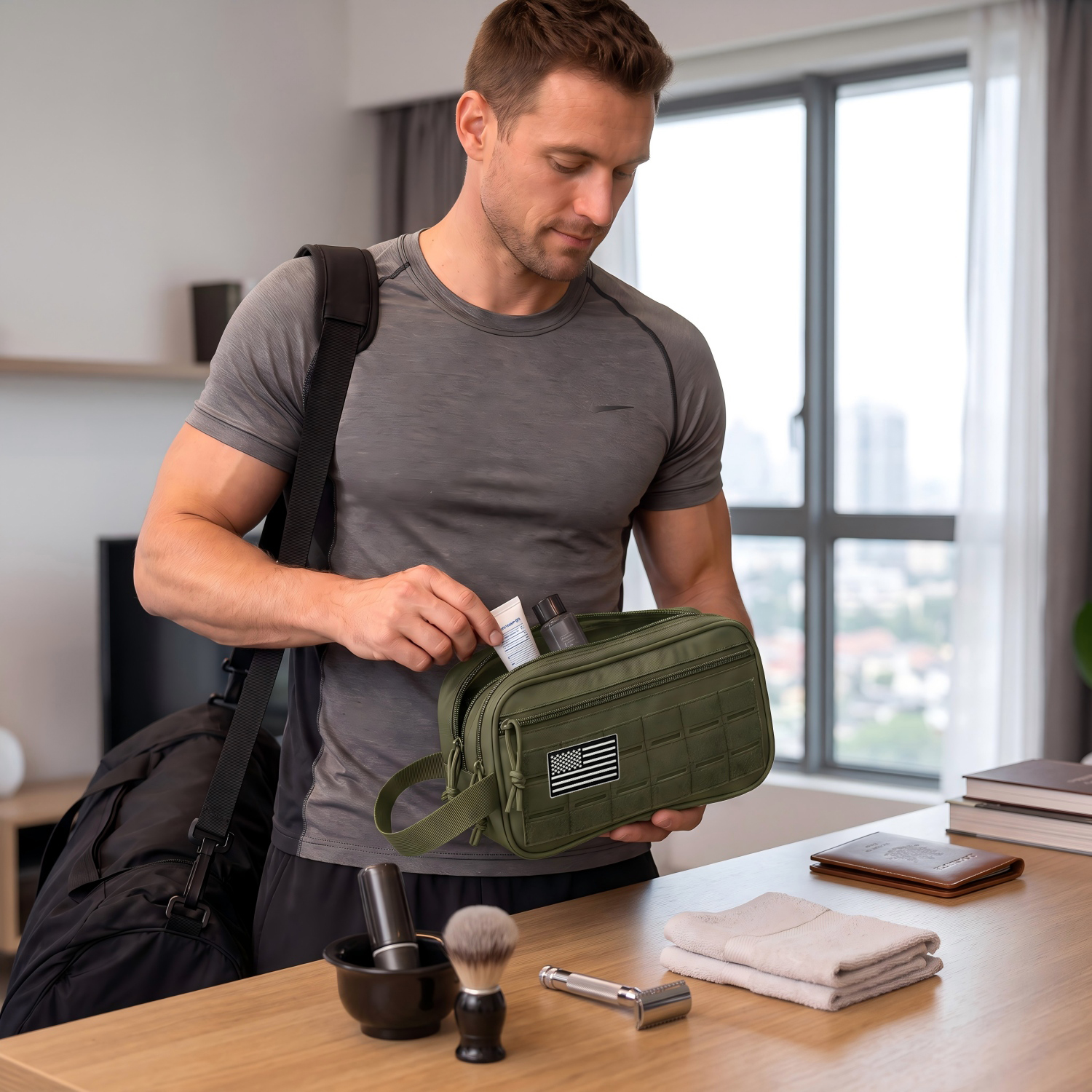 AliExpress Tactical MOLLE Hanging Toiletry Bag