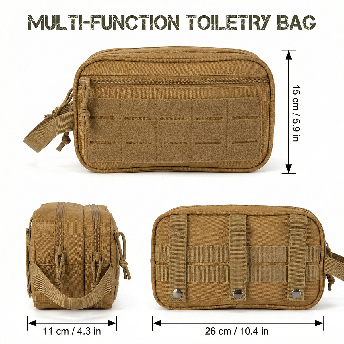 AliExpress Tactical MOLLE Hanging Toiletry Bag, view 2