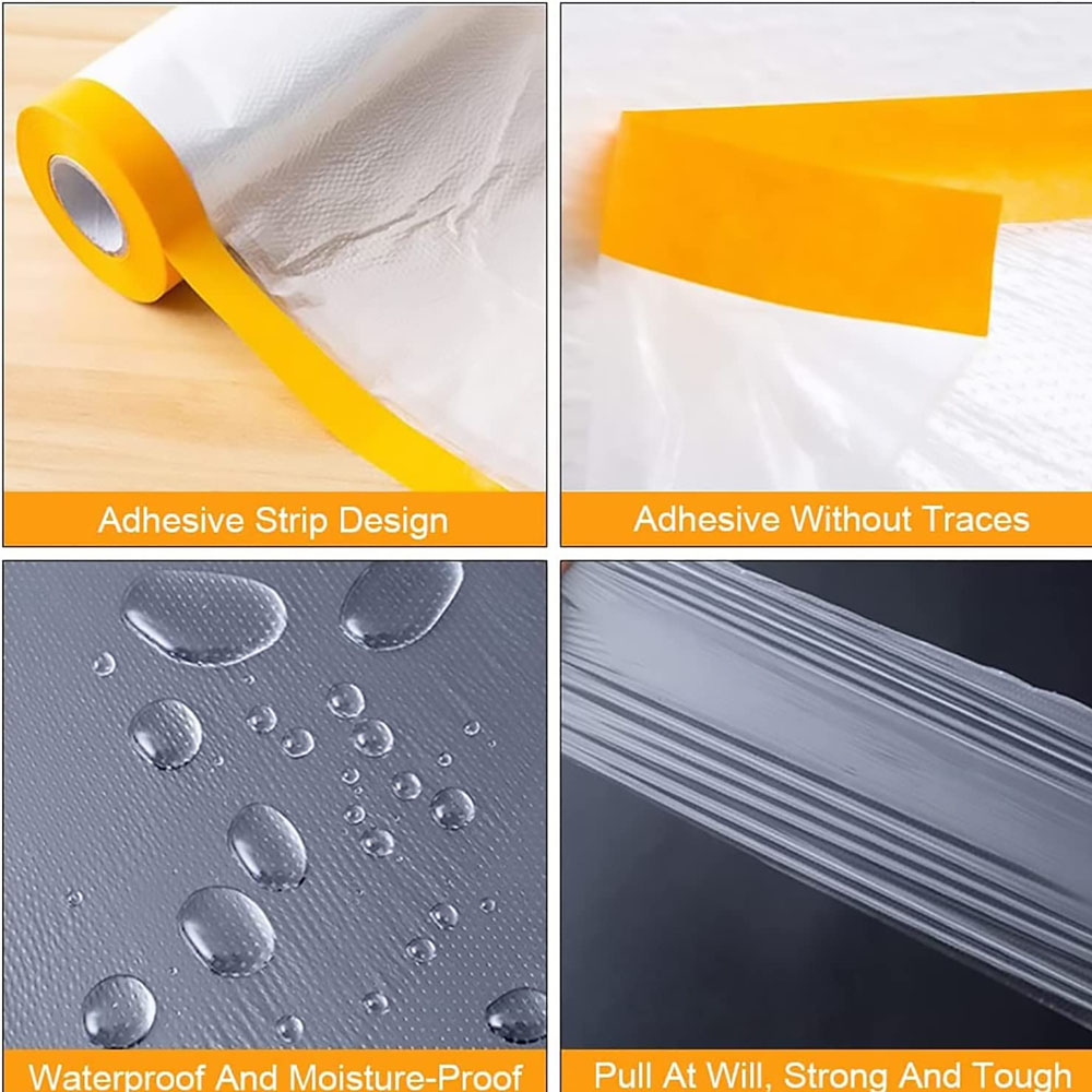 AliExpress Pre-Taped Masking Film for Painting, view 4