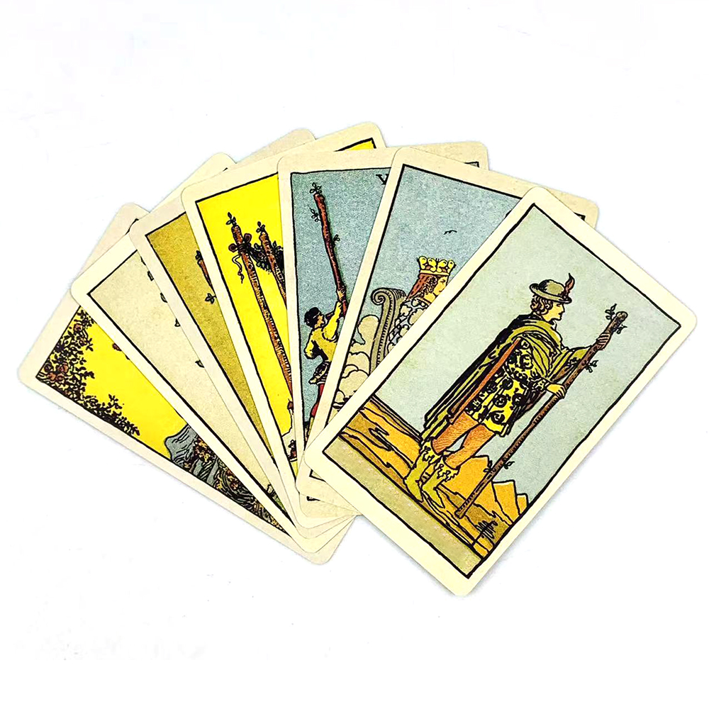 AliExpress Tarot Cards Deck 78Pcs For Easy Beginners Fate Fortune Telling Divination Party Tabletop Board Game ,Creative Small Gifts, view 4