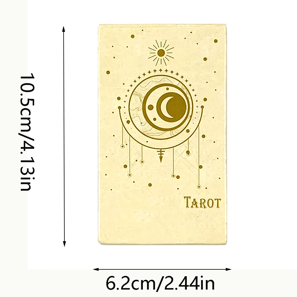 AliExpress Tarot Cards Deck 78Pcs For Easy Beginners Fate Fortune Telling Divination Party Tabletop Board Game ,Creative Small Gifts, view 6