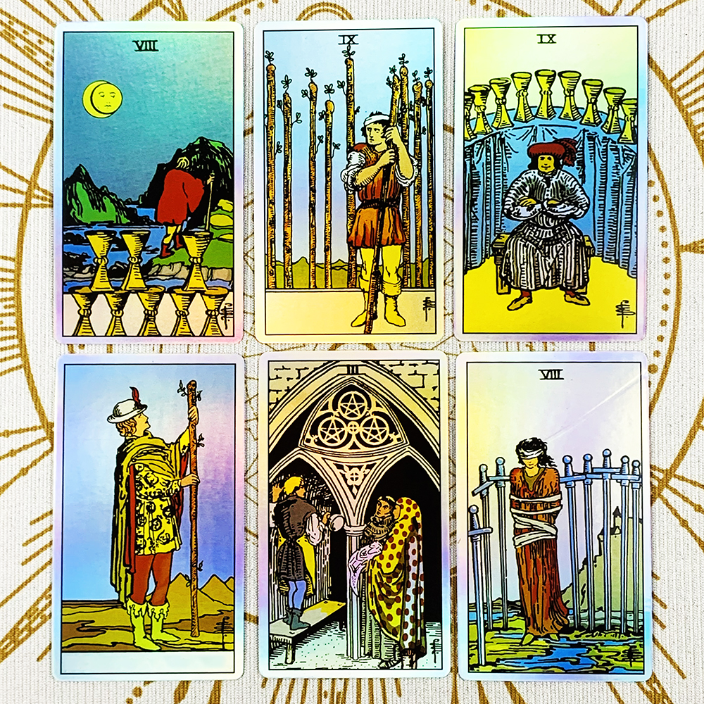 AliExpress Tarot Oracle 78pcs Specially Designed Cards Family Entertainment Fate Divination Card Game ,Holiday Games, Christmas Gifts, view 3
