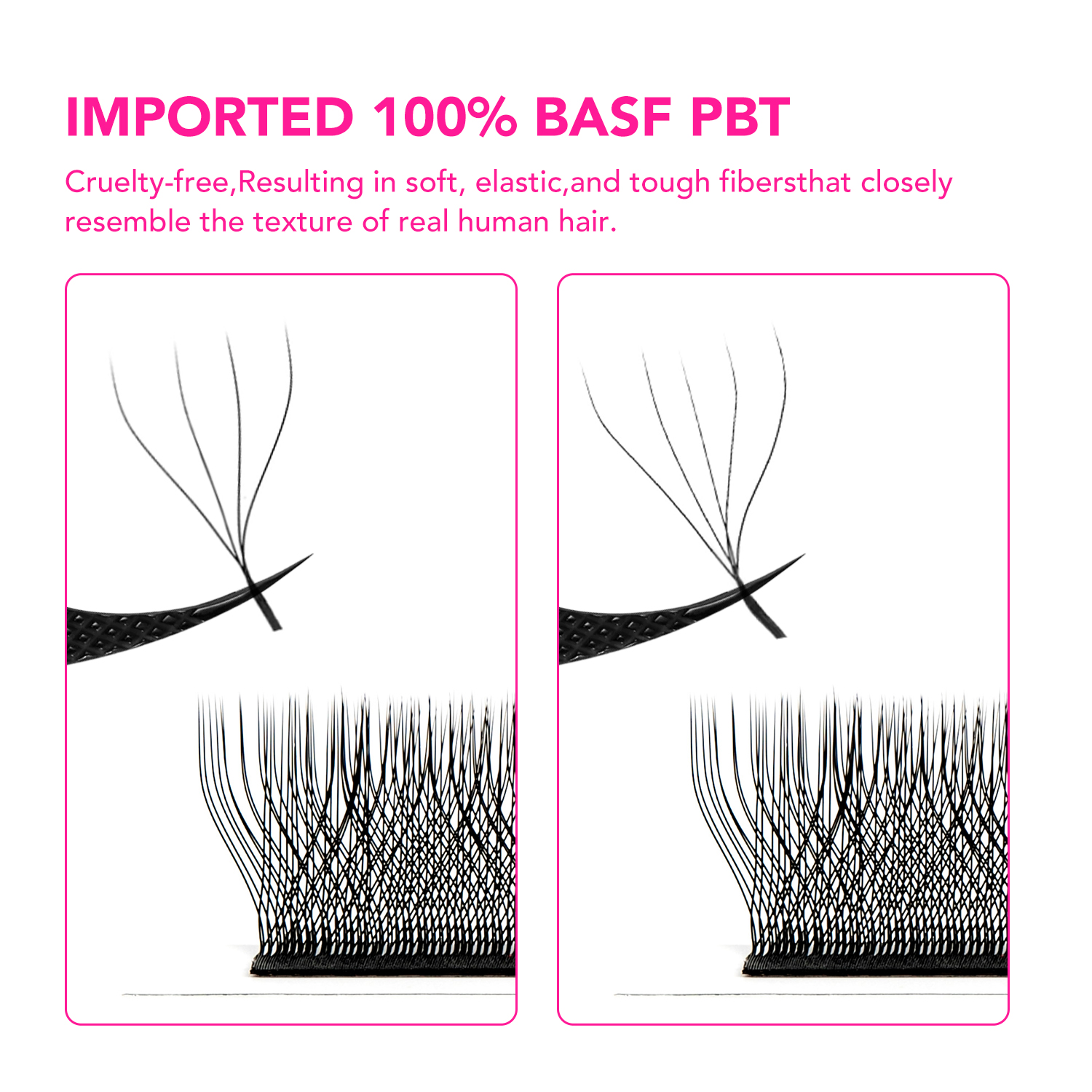 AliExpress W-Style Premade Volume Eyelash Fans, view 3